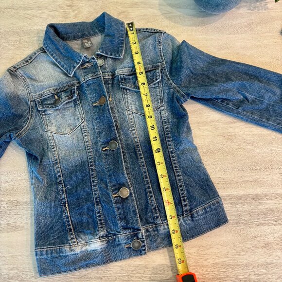 Zara Girls Denim Jean Jacket Size 11-12 - Picture 4 of 8